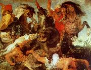 Peter Paul Rubens Crocodile and Hippopotamus Hunt painting